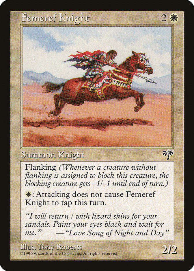 Femeref Knight [Mirage] | Boutique FDB TCG