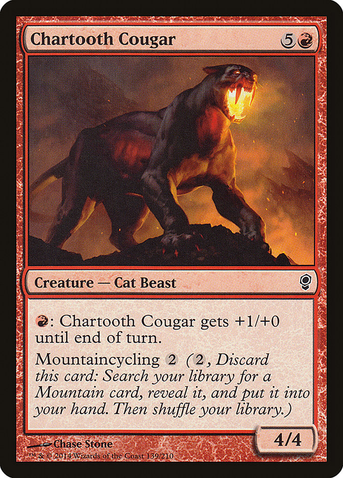Chartooth Cougar [Conspiracy] | Boutique FDB TCG