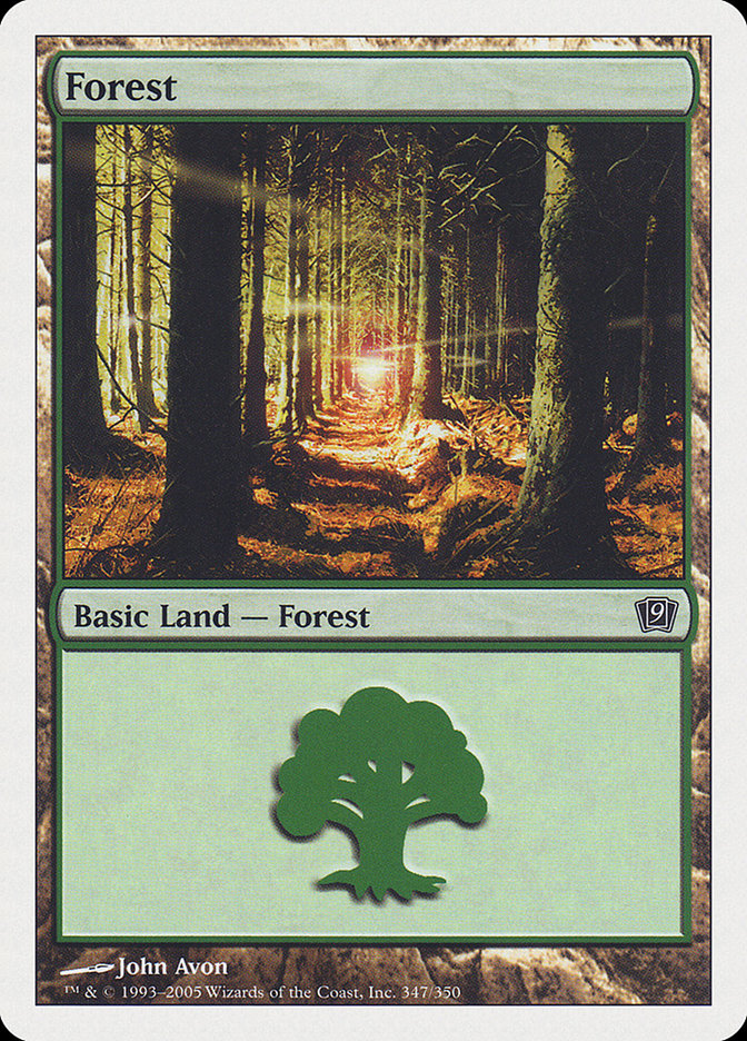 Forest (347) [Ninth Edition] | Boutique FDB TCG