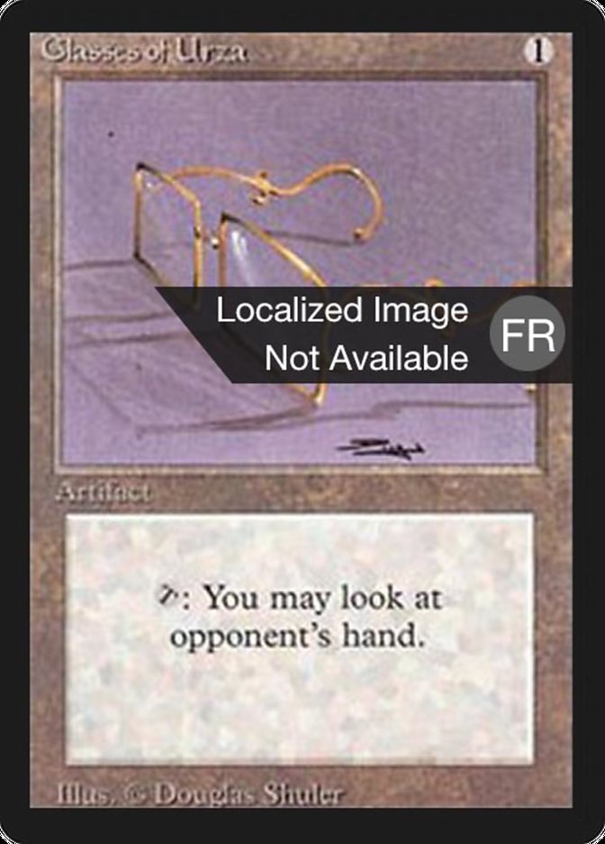 Glasses of Urza [Foreign Black Border] | Boutique FDB TCG