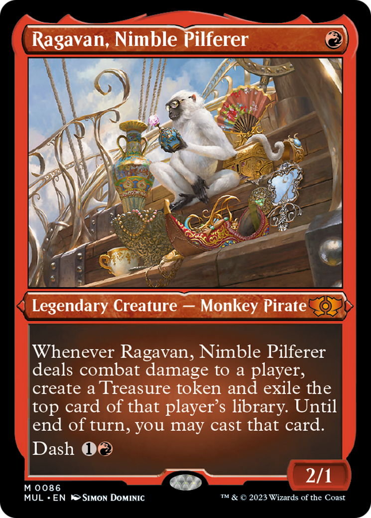 Ragavan, Nimble Pilferer (Foil Etched) [Multiverse Legends] | Boutique FDB TCG