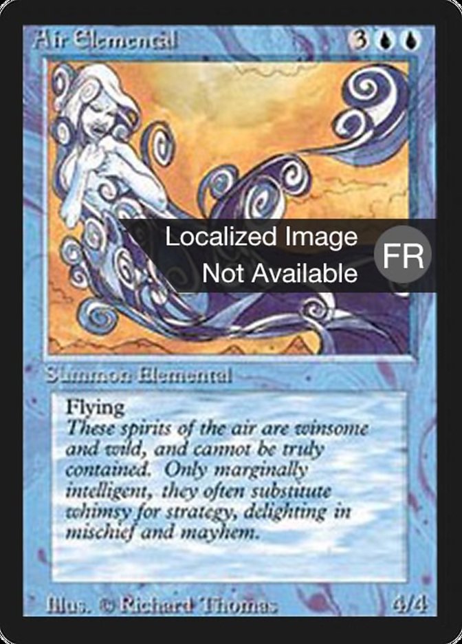 Air Elemental [Foreign Black Border] | Boutique FDB TCG