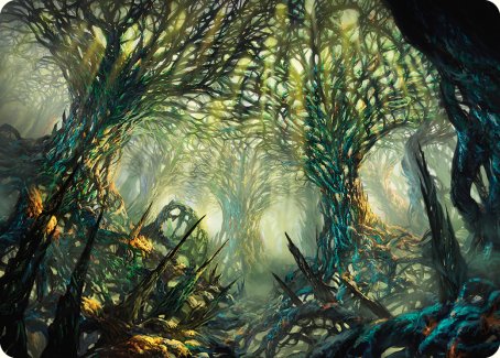 The Hunter Maze Art Card [Phyrexia: All Will Be One Art Series] | Boutique FDB TCG