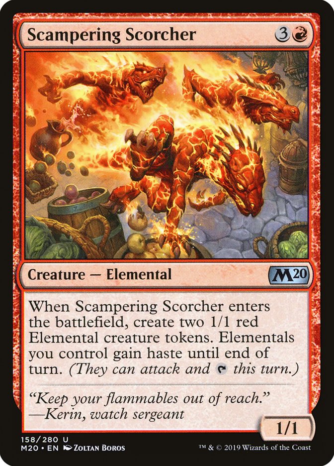 Scampering Scorcher [Core Set 2020] | Boutique FDB TCG