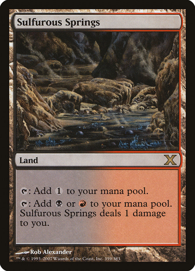 Sulfurous Springs [Tenth Edition] | Boutique FDB TCG