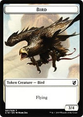 Bird (001) // Sculpture Double-Sided Token [Commander 2019 Tokens] | Boutique FDB TCG