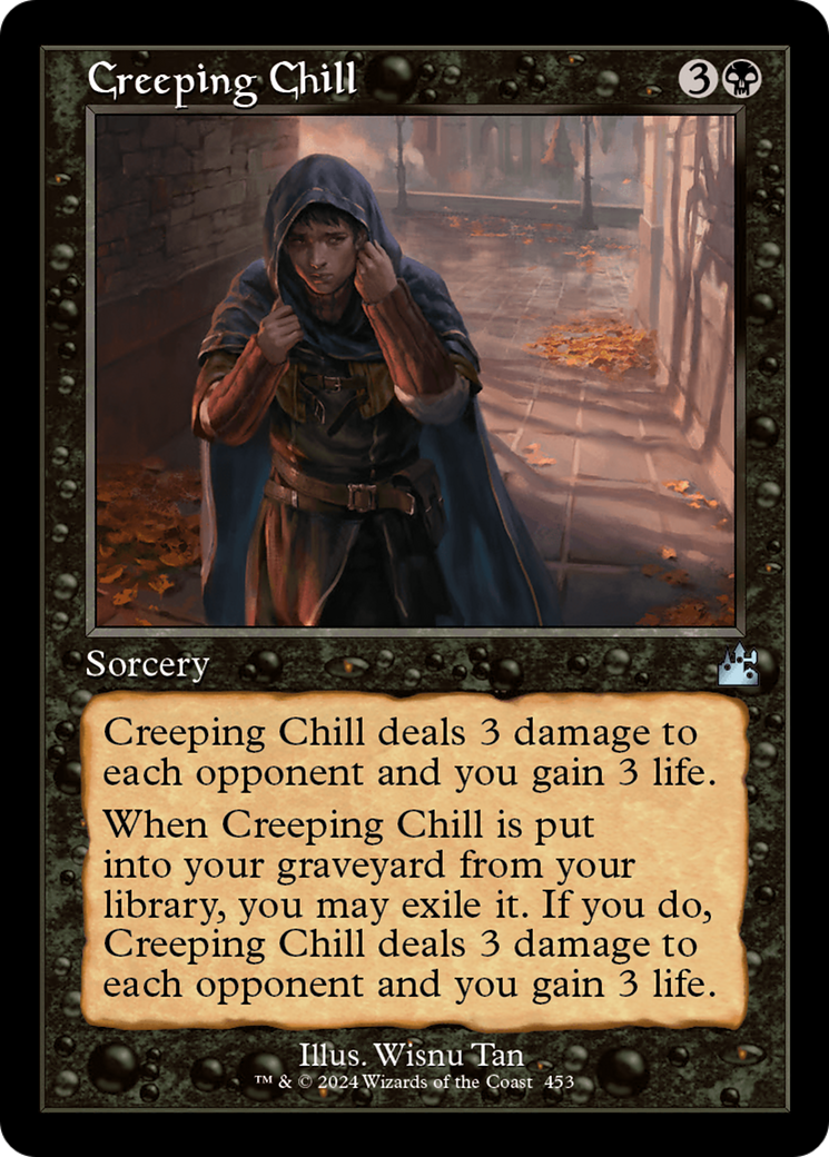 Creeping Chill (Retro Frame) [Ravnica Remastered] | Boutique FDB TCG