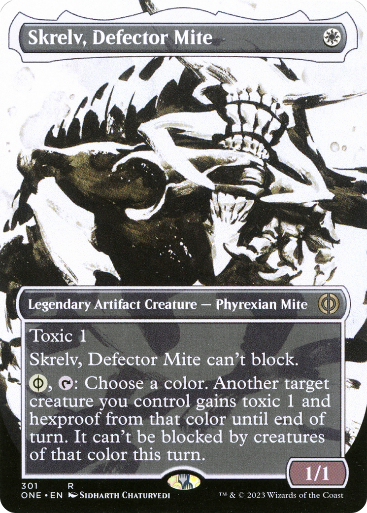 Skrelv, Defector Mite (Borderless Ichor) [Phyrexia: All Will Be One] | Boutique FDB TCG