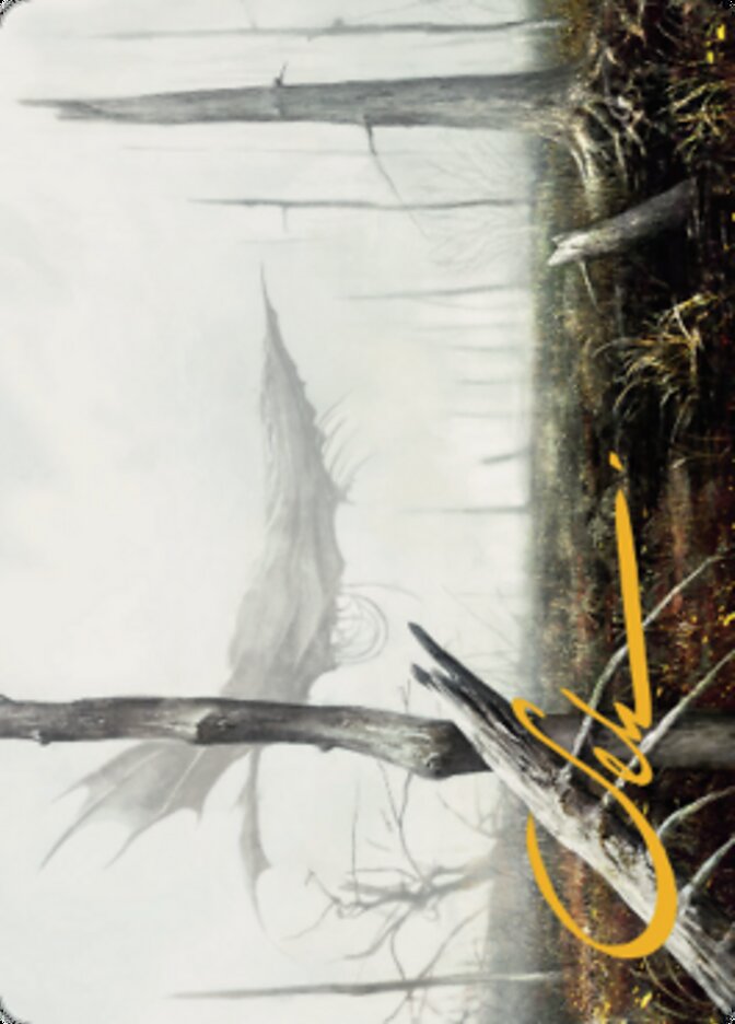 Swamp Art Card (Gold-Stamped Signature) [Dominaria United Art Series] | Boutique FDB TCG