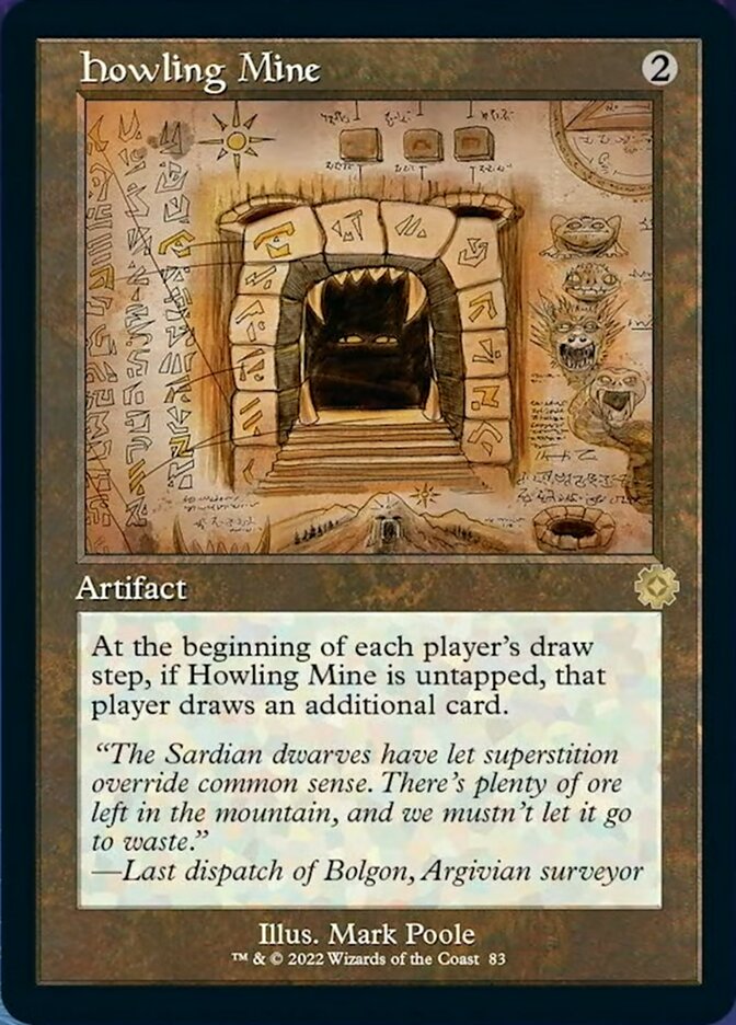 Howling Mine (Retro Schematic) [The Brothers' War Retro Artifacts] | Boutique FDB TCG