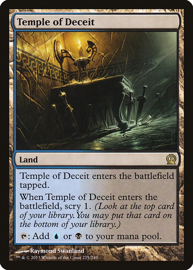 Temple of Deceit [Theros] | Boutique FDB TCG