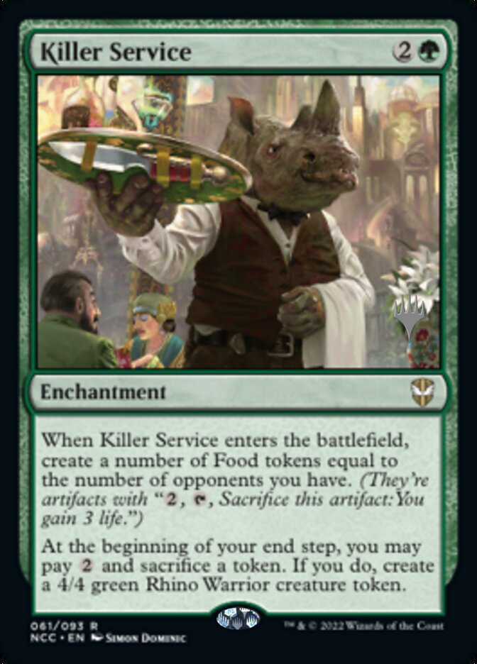 Killer Service (Promo Pack) [Streets of New Capenna Commander Promos] | Boutique FDB TCG