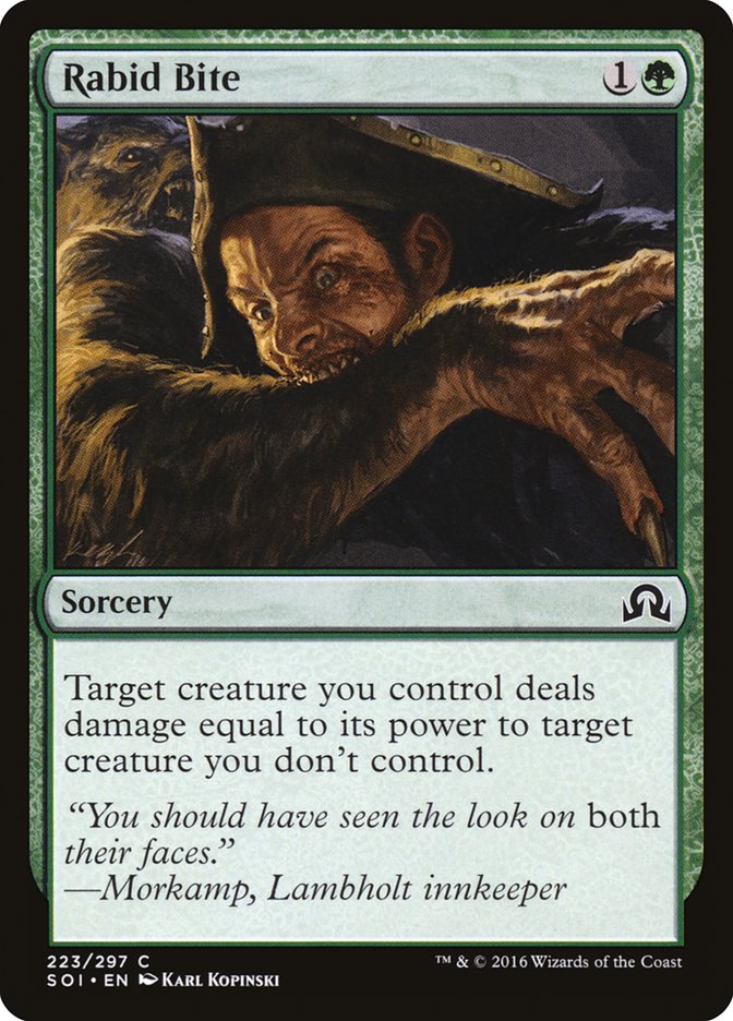 Rabid Bite [Shadows over Innistrad] | Boutique FDB TCG