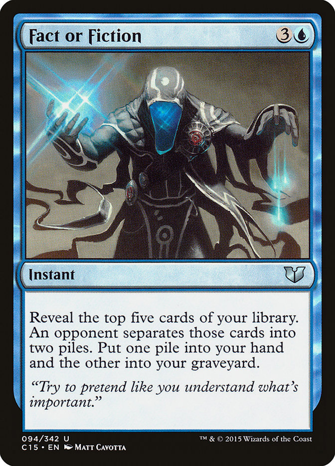 Fact or Fiction [Commander 2015] | Boutique FDB TCG