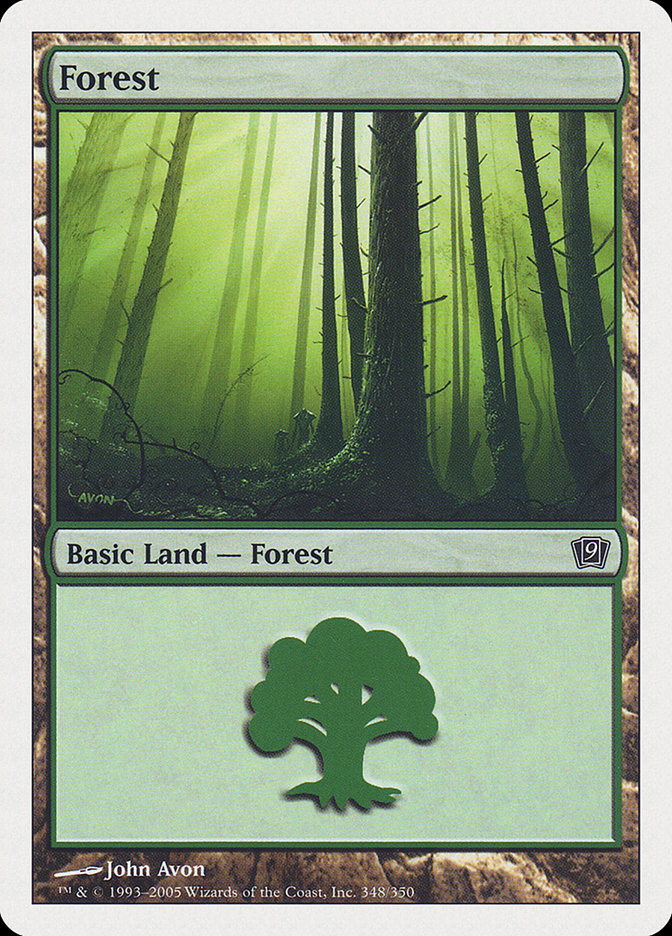 Forest (348) [Ninth Edition] | Boutique FDB TCG