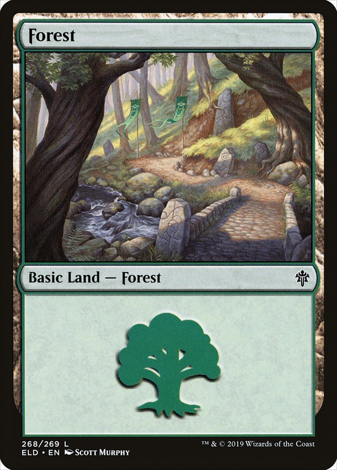 Forest (268) [Throne of Eldraine] | Boutique FDB TCG