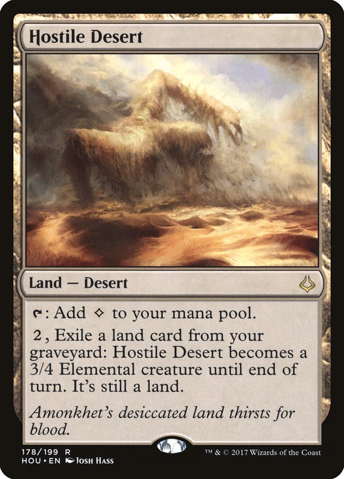 Hostile Desert [Hour of Devastation] | Boutique FDB TCG