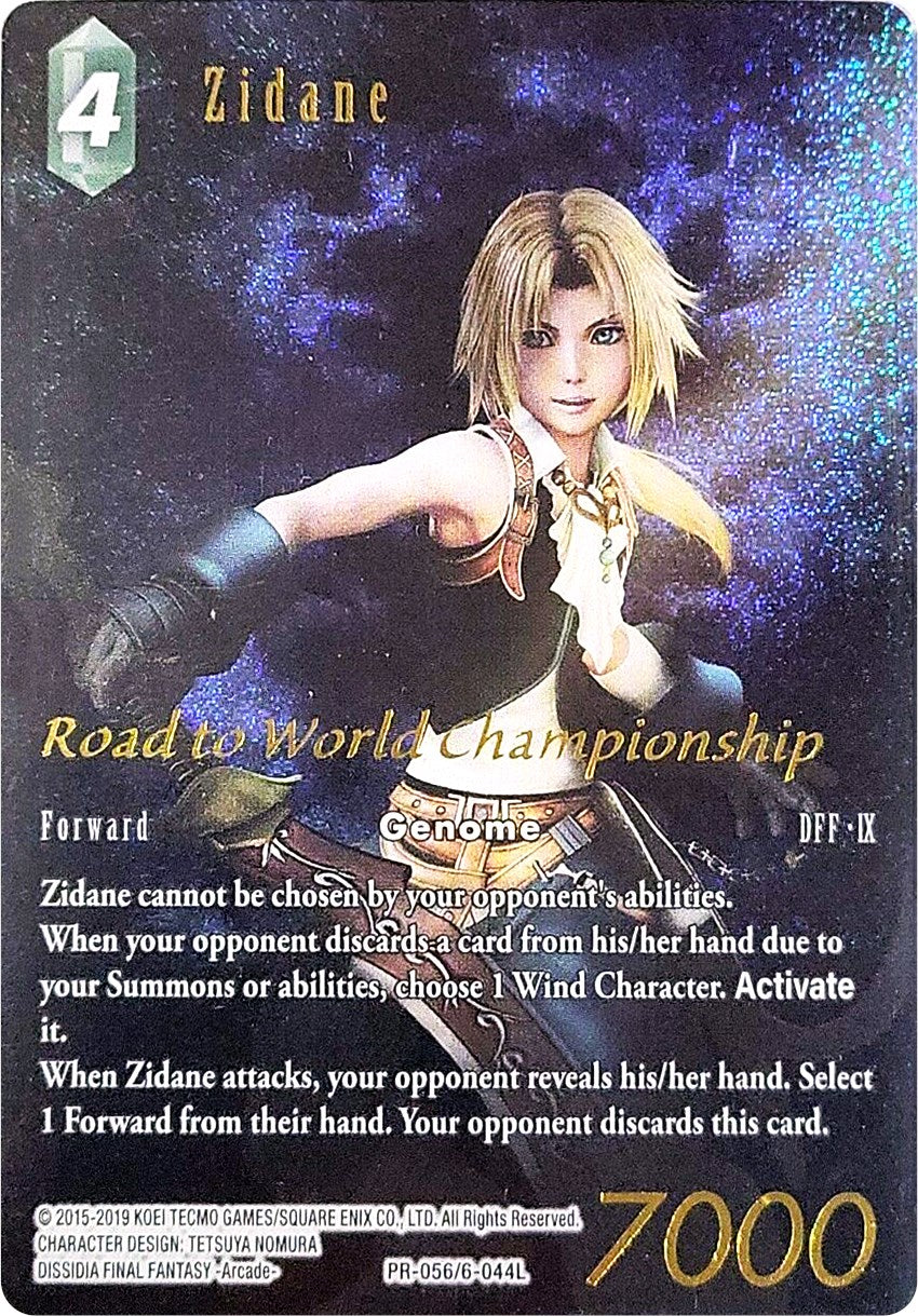 Zidane (Road to World Championship) [Opus VI Promo Cards] | Boutique FDB TCG