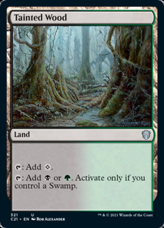 Tainted Wood [Commander 2021] | Boutique FDB TCG