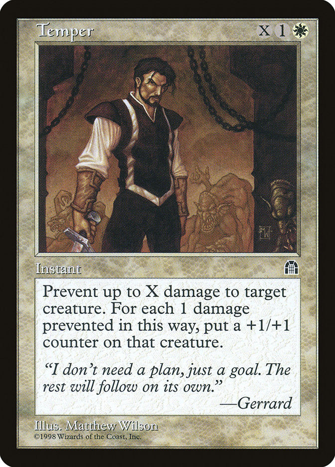 Temper [Stronghold] | Boutique FDB TCG