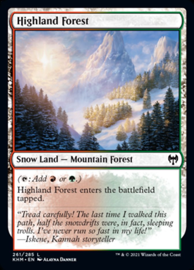 Highland Forest [Kaldheim] | Boutique FDB TCG