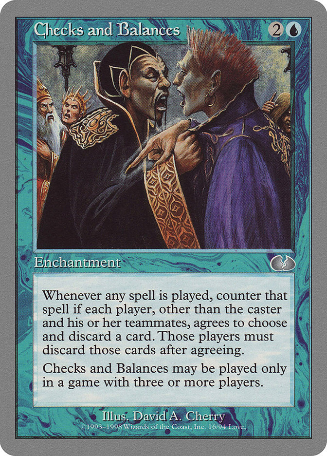 Checks and Balances [Unglued] | Boutique FDB TCG