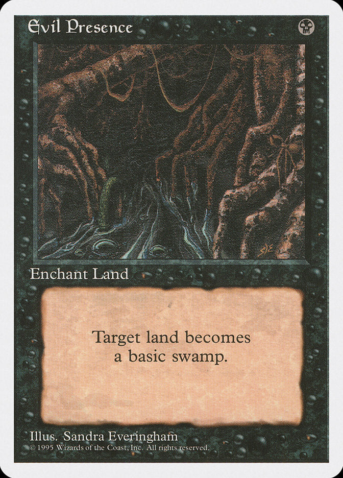 Evil Presence [Fourth Edition] | Boutique FDB TCG
