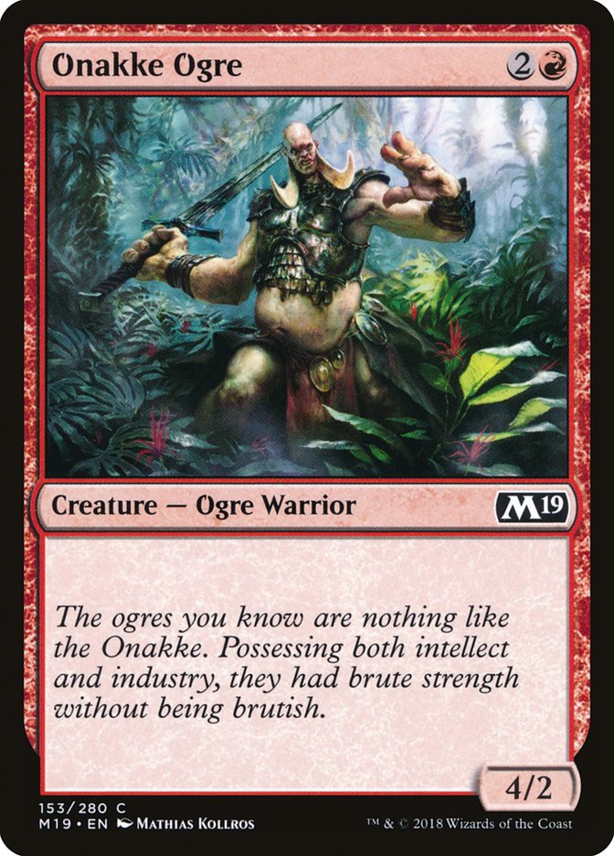 Onakke Ogre [Core Set 2019] | Boutique FDB TCG