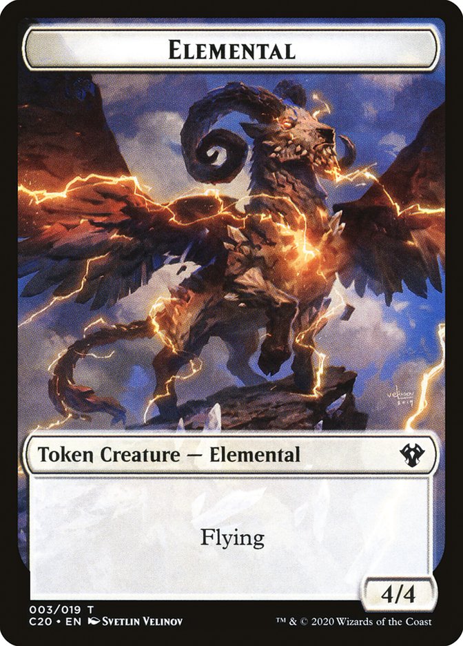 Kraken // Elemental (010) Double-Sided Token [Commander 2020 Tokens] | Boutique FDB TCG