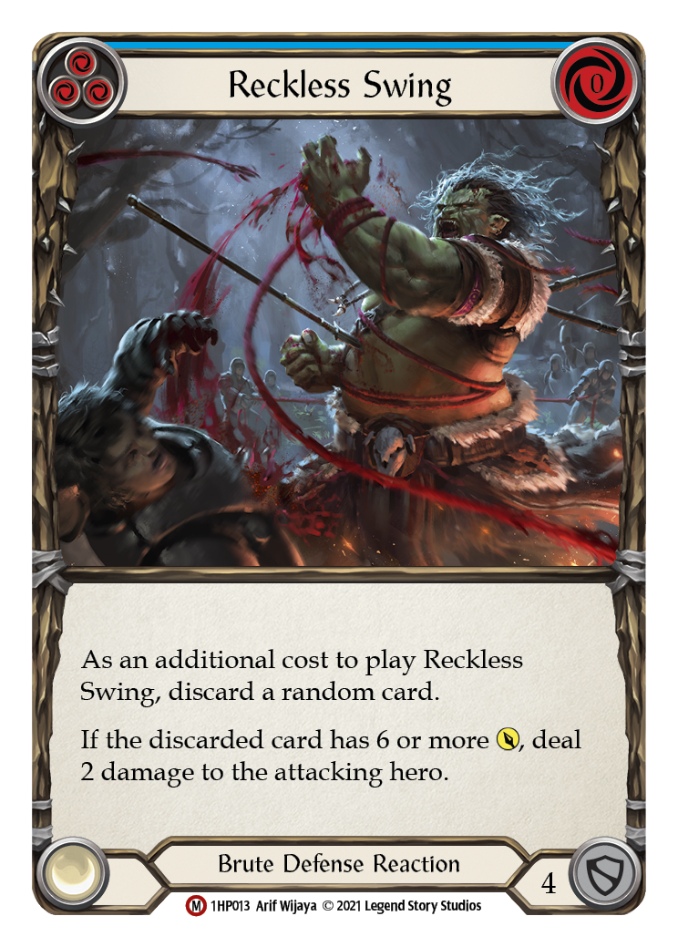 Reckless Swing [1HP013] (History Pack 1) | Boutique FDB TCG