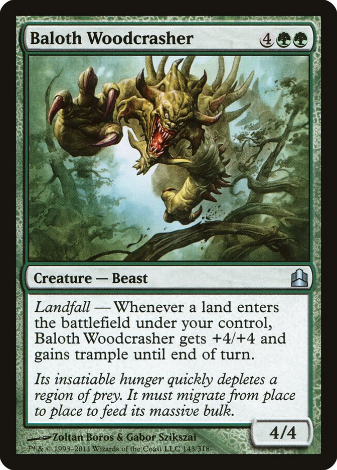 Baloth Woodcrasher [Commander 2011] | Boutique FDB TCG