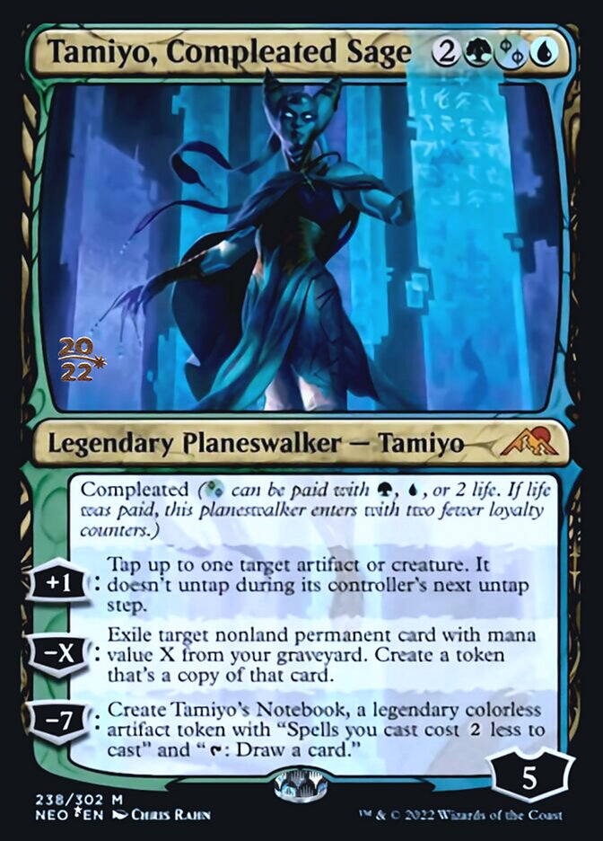 Tamiyo, Compleated Sage [Kamigawa: Neon Dynasty Prerelease Promos] | Boutique FDB TCG