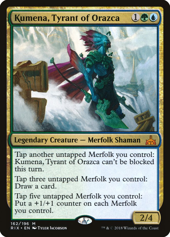 Kumena, Tyrant of Orazca [Rivals of Ixalan] | Boutique FDB TCG