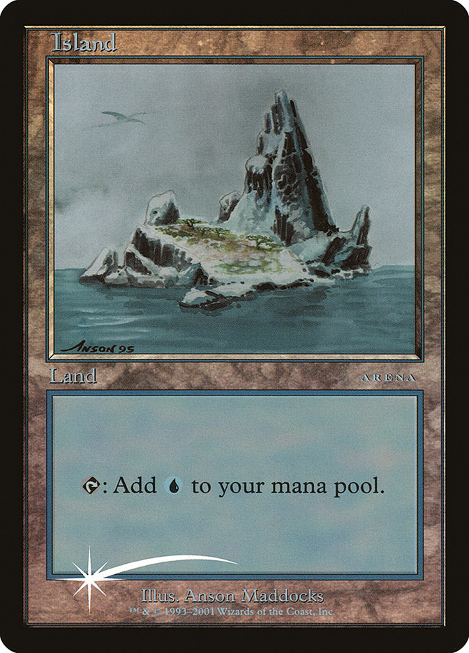 Island (3) [Arena League 2001] | Boutique FDB TCG