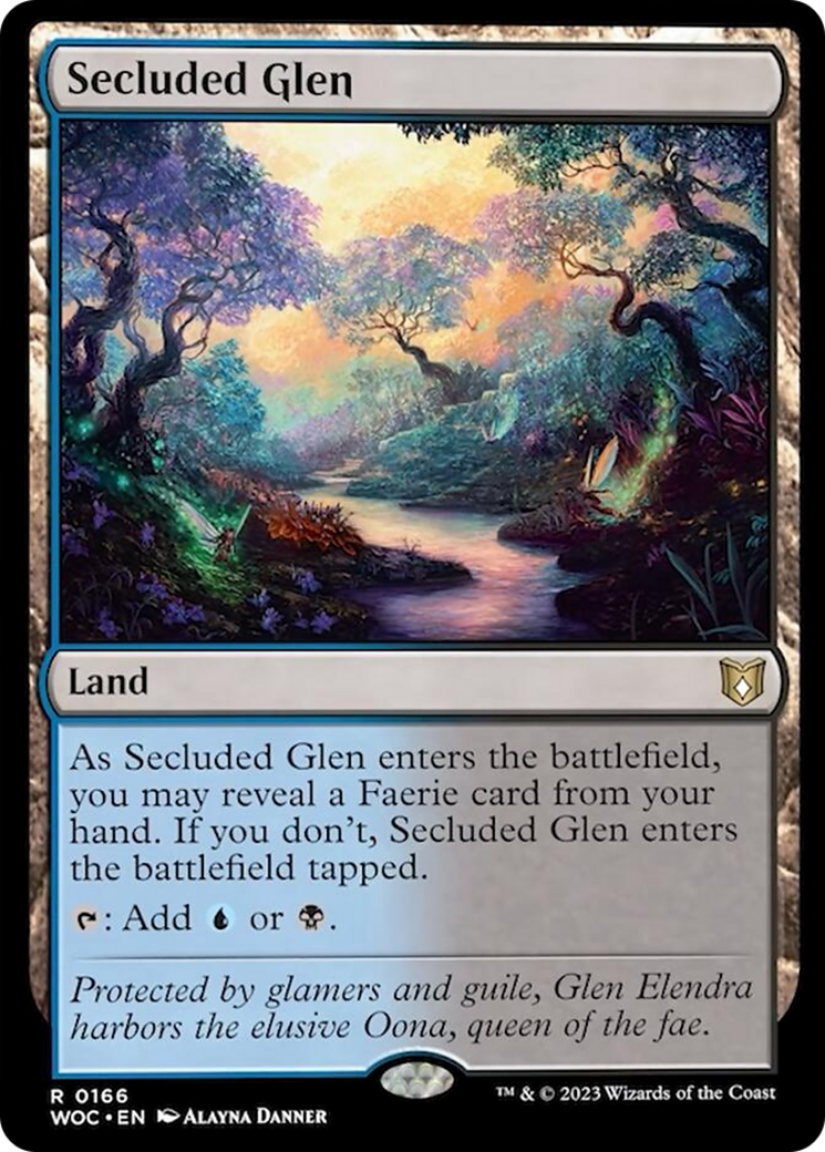 Secluded Glen [Wilds of Eldraine Commander] | Boutique FDB TCG