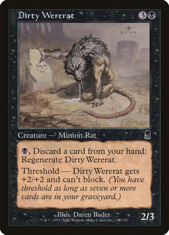 Dirty Wererat [Odyssey] | Boutique FDB TCG