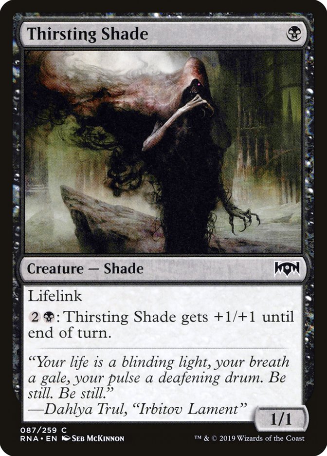 Thirsting Shade [Ravnica Allegiance] | Boutique FDB TCG