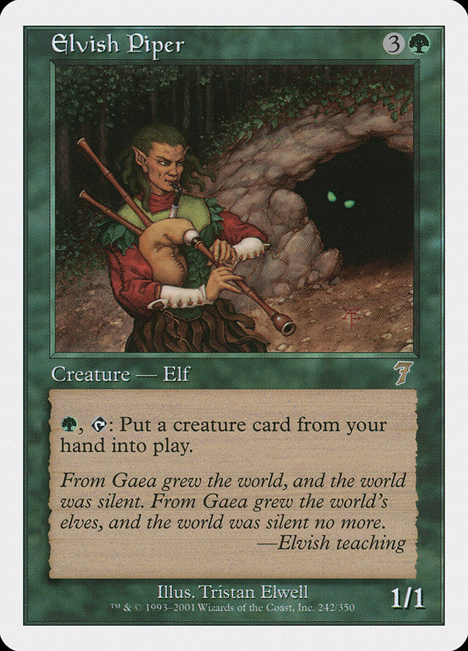 Elvish Piper [Seventh Edition] | Boutique FDB TCG
