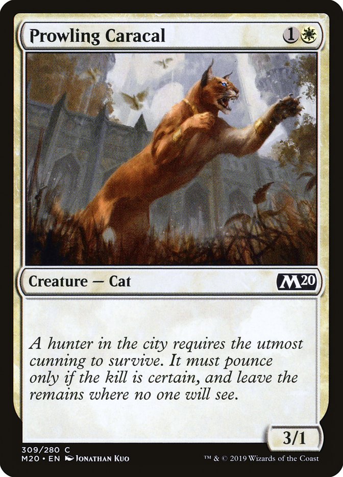 Prowling Caracal [Core Set 2020] | Boutique FDB TCG