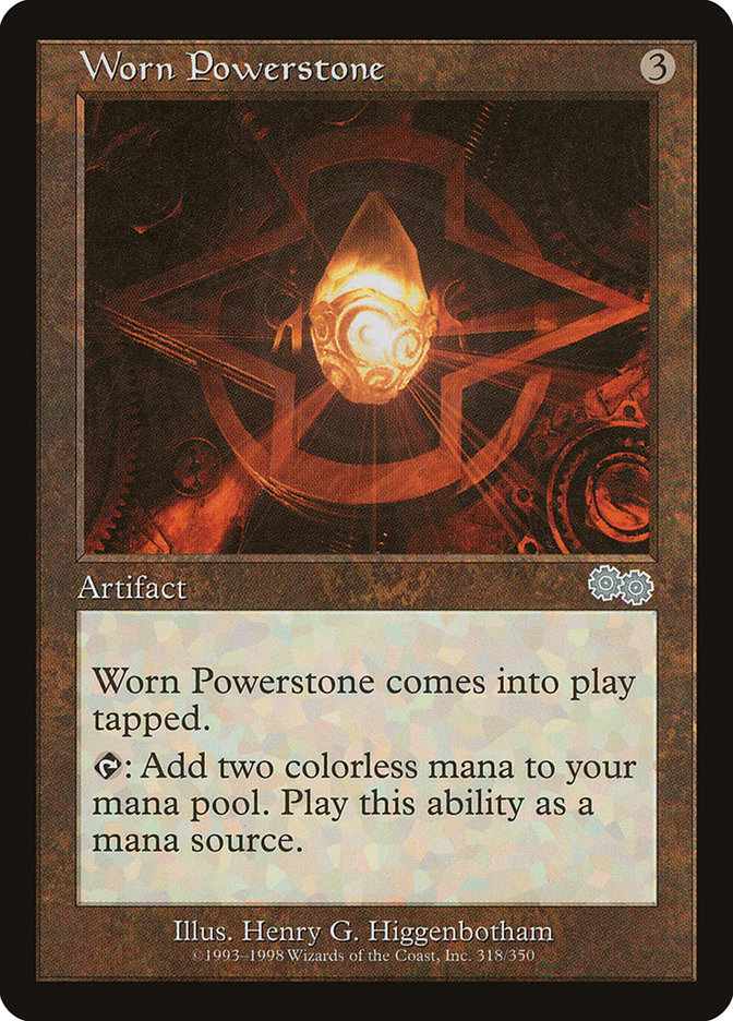 Worn Powerstone [Urza's Saga] | Boutique FDB TCG