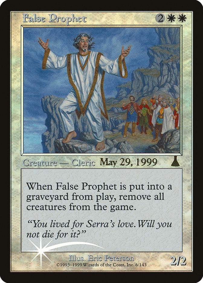 False Prophet [Urza's Destiny Promos] | Boutique FDB TCG