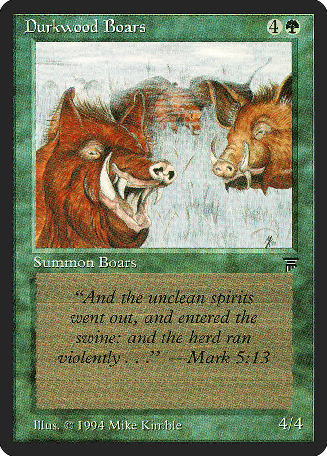 Durkwood Boars [Legends] | Boutique FDB TCG