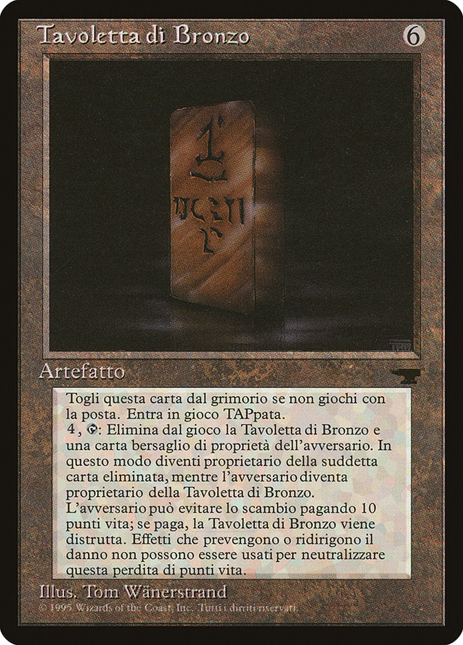 Bronze Tablet (Italian) - "Tavoletta di Bronzo" [Rinascimento] | Boutique FDB TCG