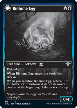 Biolume Egg // Biolume Serpent [Innistrad: Double Feature] | Boutique FDB TCG