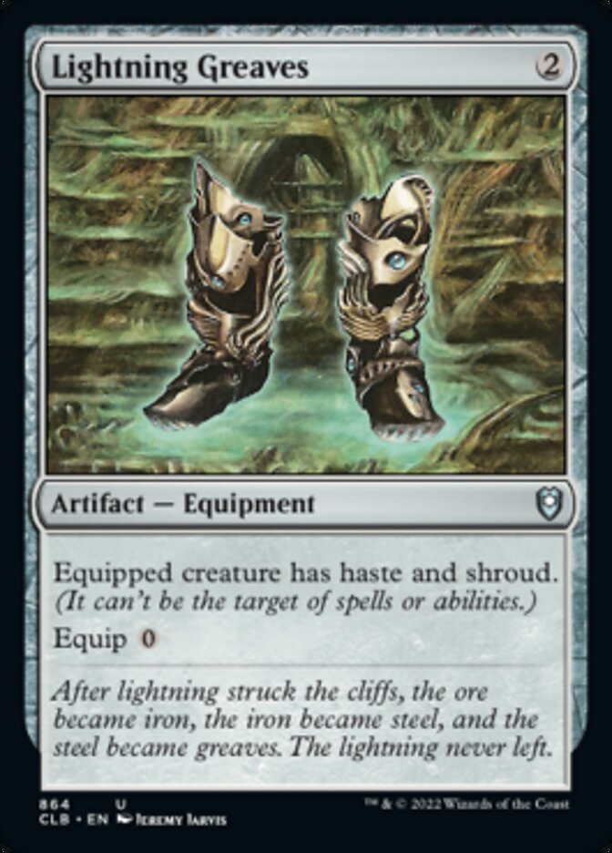 Lightning Greaves [Commander Legends: Battle for Baldur's Gate] | Boutique FDB TCG