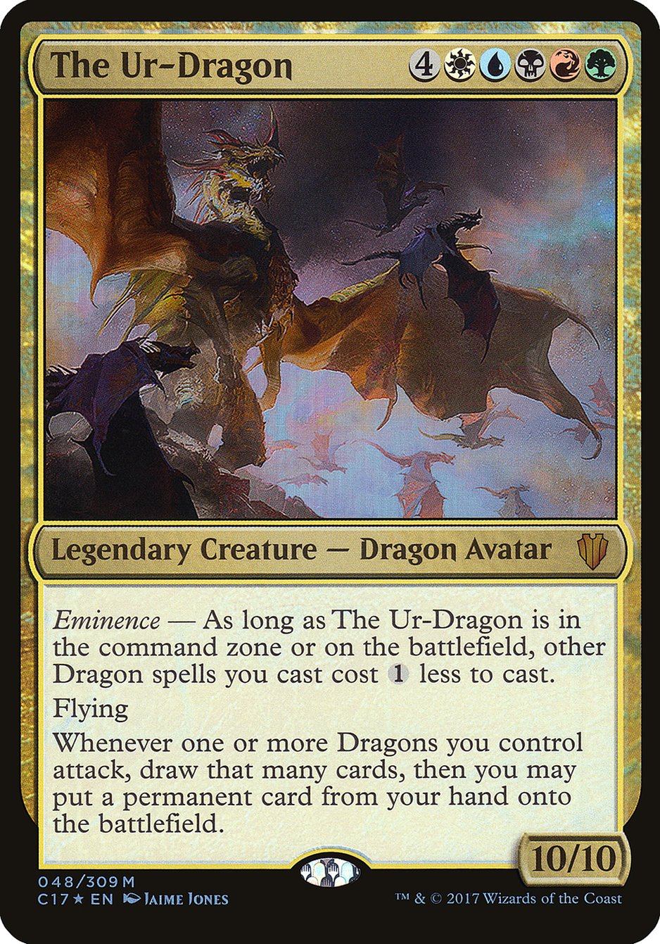 The Ur-Dragon (Oversized) [Commander 2017 Oversized] | Boutique FDB TCG