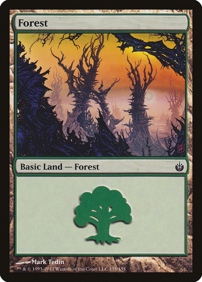 Forest (155) [Mirrodin Besieged] | Boutique FDB TCG