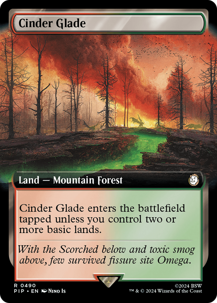 Cinder Glade (Extended Art) [Fallout] | Boutique FDB TCG