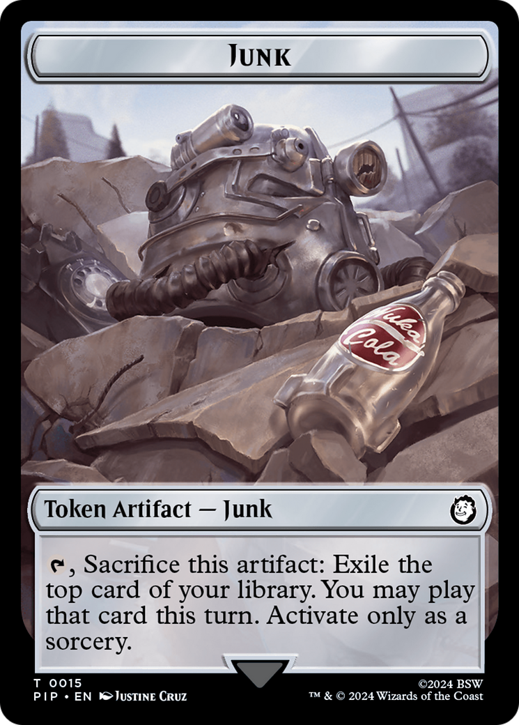 Junk // Settlement Double-Sided Token [Fallout Tokens] | Boutique FDB TCG