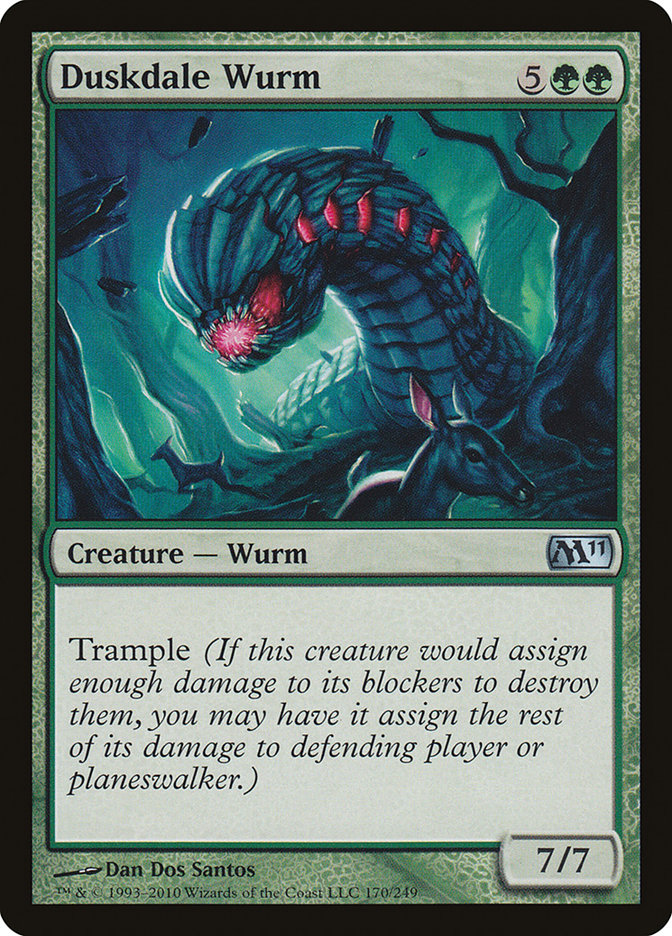 Duskdale Wurm [Magic 2011] | Boutique FDB TCG